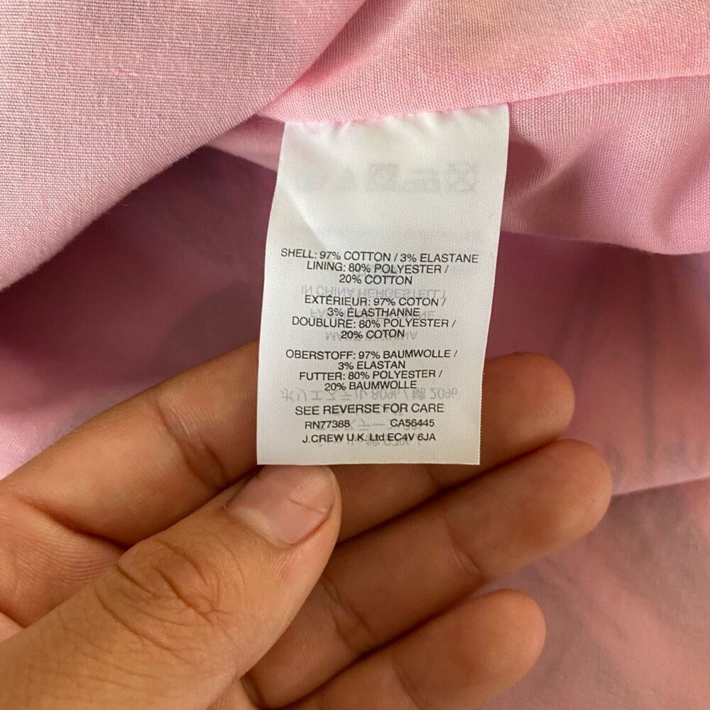 J.Crew Floral Sundress Small Pink Tropical Print Spaghetti Strap Summer Dress - Picture 7 of 8